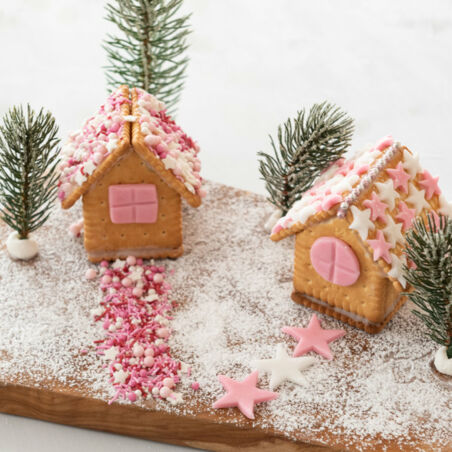 Süßes Hexenhaus aus Butterkeksen Süßes Hexenhaus aus Butterkeksen