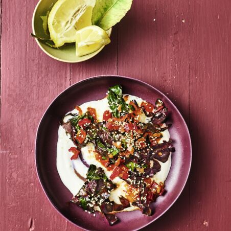 Gebratener Mangold Gebratener Mangold