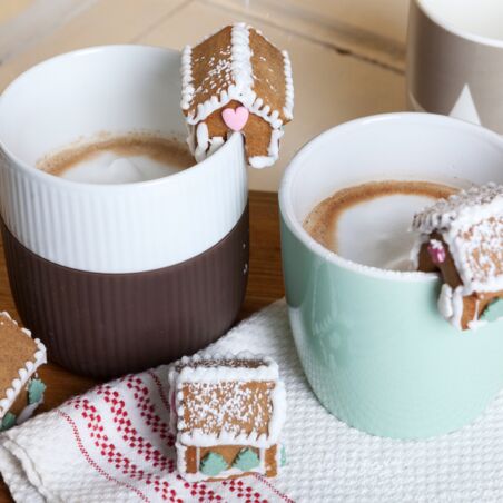 Mini-Lebkuchenhäuser Mini-Lebkuchenhäuser