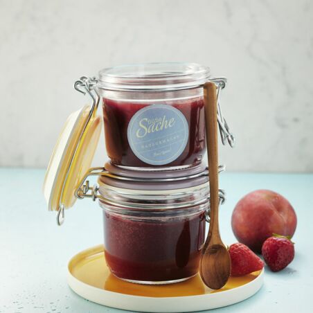 Erdbeer-Pflaumen-Konfitüre Erdbeer-Pflaumen-Konfitüre