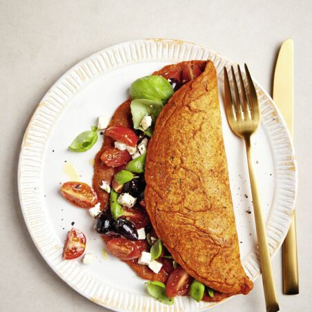 Tomaten-Pfannkuchen Tomaten-Pfannkuchen