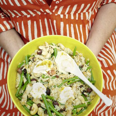 Pute im bunten Reistopf Pute im bunten Reistopf