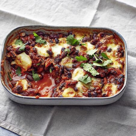 Würziger Bohnenauflauf Würziger Bohnenauflauf