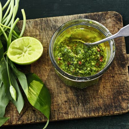 Scharfes Bärlauch-Pesto Scharfes Bärlauch-Pesto