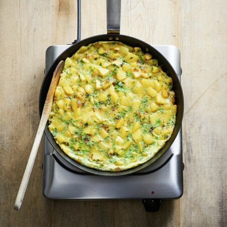 Tortilla mit Kräutern Tortilla mit Kräutern