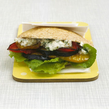 Pita mit Grillgemüse Pita mit Grillgemüse