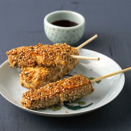 Sesam-Tofu-Spieße Sesam-Tofu-Spieße