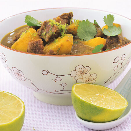 Rindercurry mit Kartoffeln Rindercurry mit Kartoffeln