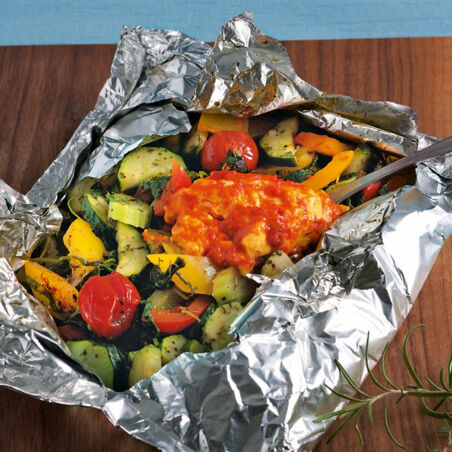 Back-Feta mit Gemüse Back-Feta mit Gemüse