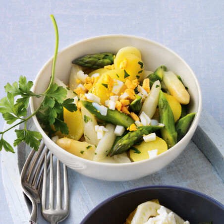 Spargel-Kartoffel-Salat mit Ei