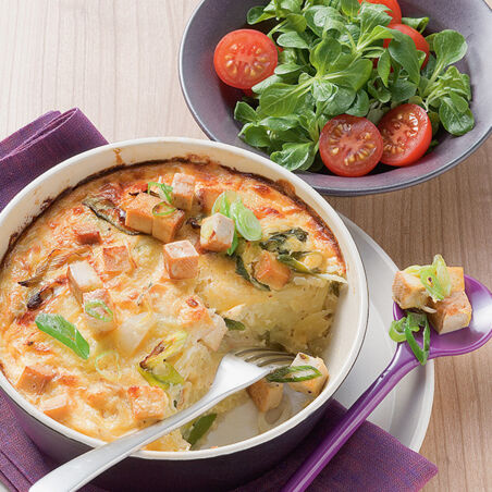 Kartoffelauflauf mit Räuchertofu Kartoffelauflauf mit Räuchertofu