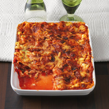 Hähnchenlasagne mit Tomaten Hähnchenlasagne mit Tomaten