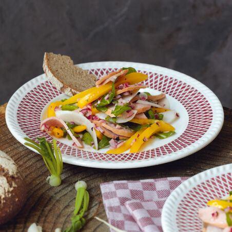 Wurstsalat mit Rettich Wurstsalat mit Rettich