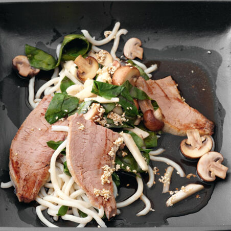 Kalbstafelspitz aus dem Wok Kalbstafelspitz aus dem Wok