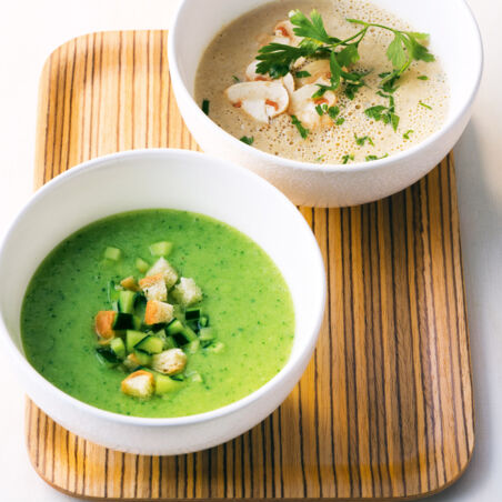 Sahnige Pilzsuppe Sahnige Pilzsuppe