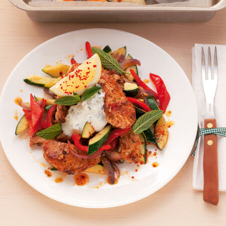 Gemüse-Gyros mit Pute Gemüse-Gyros mit Pute