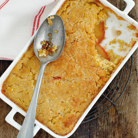 Hirseauflauf mit Äpfeln Hirseauflauf mit Äpfeln