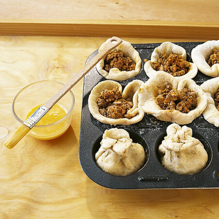 Piroggen aus der Muffinform Piroggen aus der Muffinform