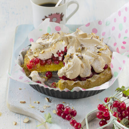 Johannisbeer-Baiser-Kuchen Johannisbeer-Baiser-Kuchen