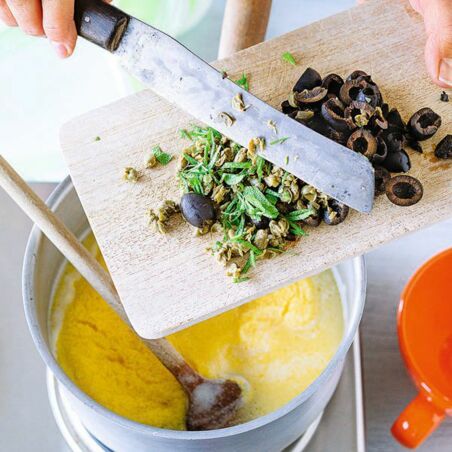 Polenta-Burger Polenta-Burger