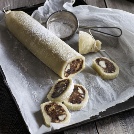 Italienische Schokoladensalami Italienische Schokoladensalami