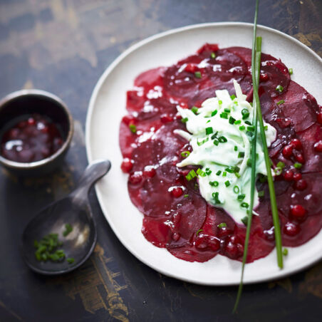 Rote-Bete-Carpaccio Rote-Bete-Carpaccio
