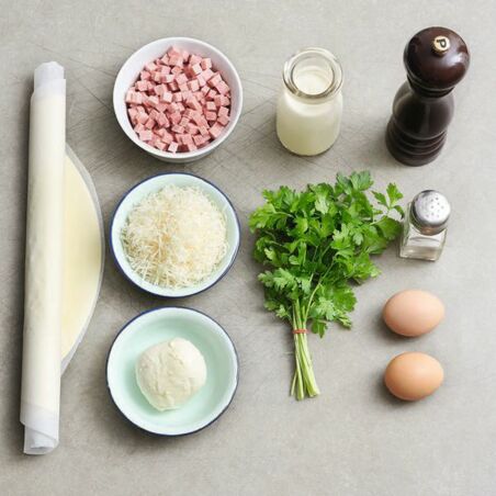 Blätterteigquiche Blätterteigquiche