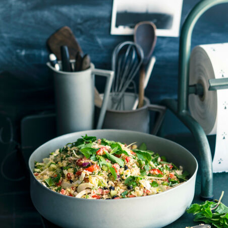 Taboulé au fenouil - Couscoussalat mit Fenchel Taboulé au fenouil - Couscoussalat mit Fenchel