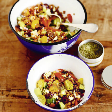 WEIZENSALAT GRIECHISCHER ART WEIZENSALAT GRIECHISCHER ART