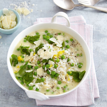 Erbsen-Zitronen-Risotto Erbsen-Zitronen-Risotto