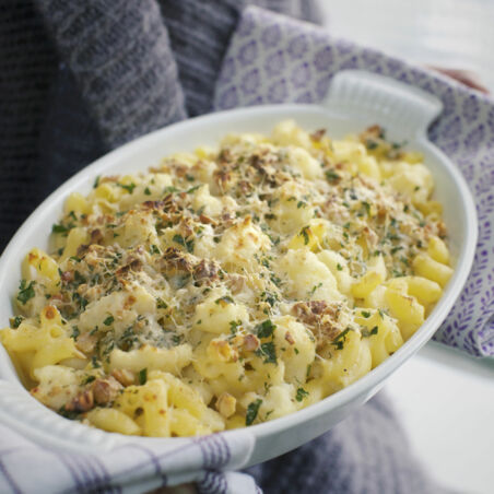 Gratinierte Blumenkohl-Nudeln Gratinierte Blumenkohl-Nudeln