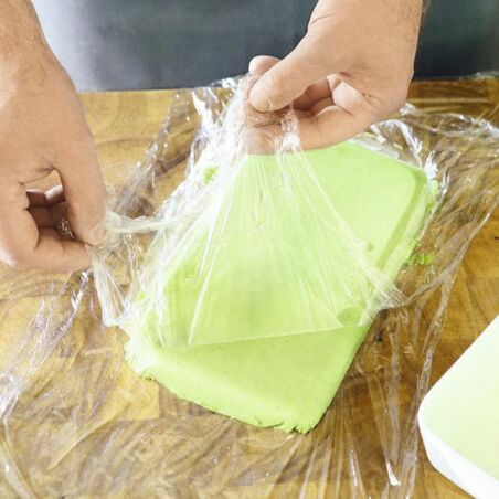 Grüntee-Trüffel mit weißer Schokolade Grüntee-Trüffel mit weißer Schokolade