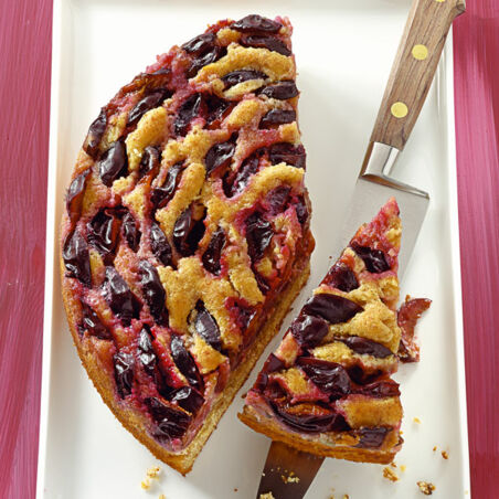 Pflaumen-Marzipankuchen Pflaumen-Marzipankuchen