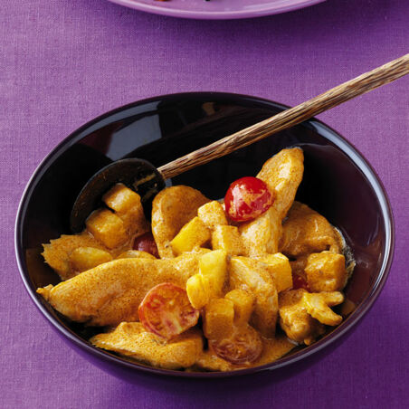 Hähnchencurry mit Ananas Hähnchencurry mit Ananas
