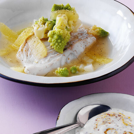 Kabeljau mit Romanesco Kabeljau mit Romanesco