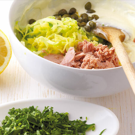 Tramezzini mit Thunfischcreme Tramezzini mit Thunfischcreme