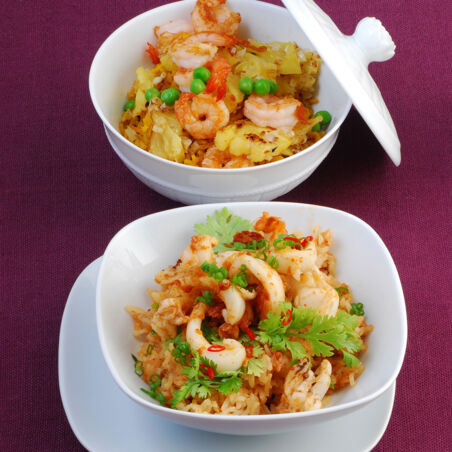 Curry-Bratreis mit Ananas Curry-Bratreis mit Ananas