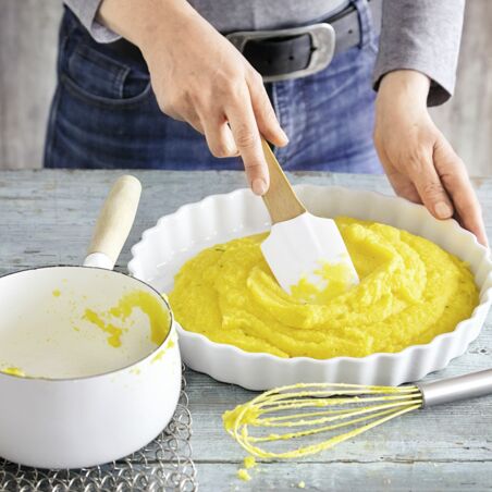 Polentaschnitten mit Chili-Gemüse Polentaschnitten mit Chili-Gemüse