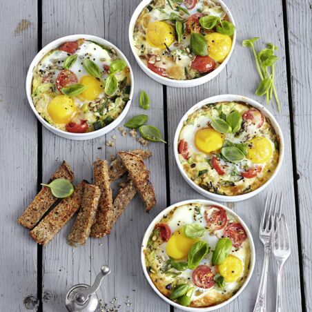 Gratinierte Gemüse-Eier Gratinierte Gemüse-Eier