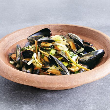 Miesmuschel-Tajine Miesmuschel-Tajine