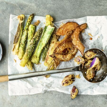 Gemüse-Tempura Gemüse-Tempura