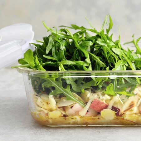 Käsesalat mit Nektarine Käsesalat mit Nektarine