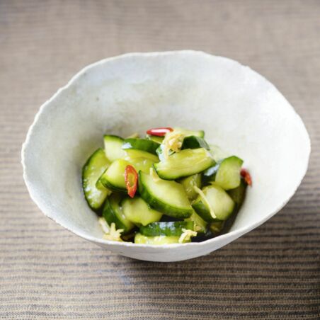 Japanisch eingelegte Gurkenstücke Japanisch eingelegte Gurkenstücke