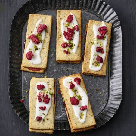 Himbeerschnitten Himbeerschnitten