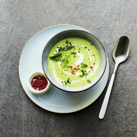 Kohlrabi-Erbsen-Suppe Kohlrabi-Erbsen-Suppe
