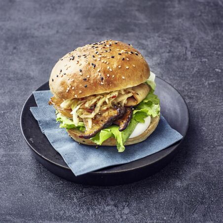 Kräuterseitling-Burger Kräuterseitling-Burger