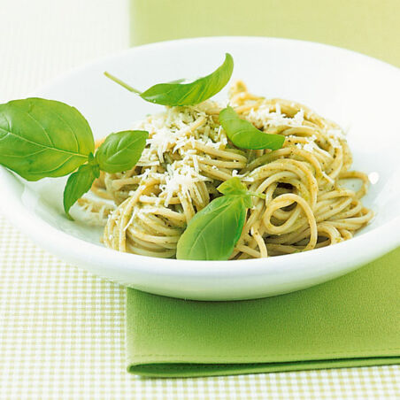 Nudeln mit Erbsenpesto Nudeln mit Erbsenpesto