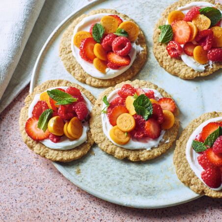 Mini-Haferflockenpizza Mini-Haferflockenpizza