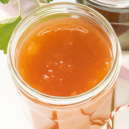 Johannisbeer-Melonen-Konfitüre Johannisbeer-Melonen-Konfitüre