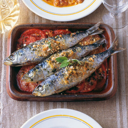 Gratinierte Sardinen Gratinierte Sardinen